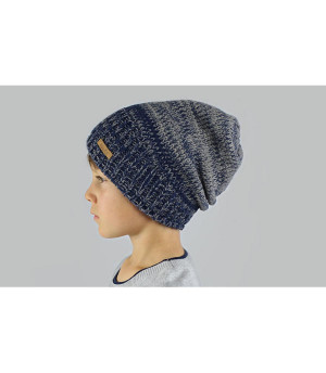 Boy Blue Beanie oversize Brighton beanie boys deflt blue